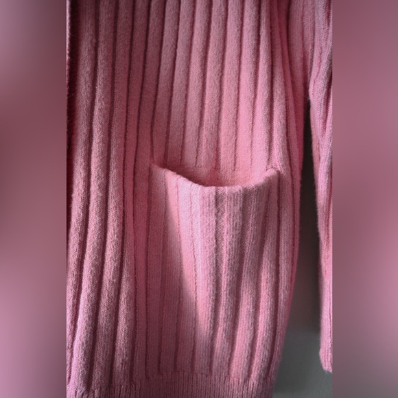 Sanctuary Cardigan Ribbed Barbie Pink - Picture 5 of 5